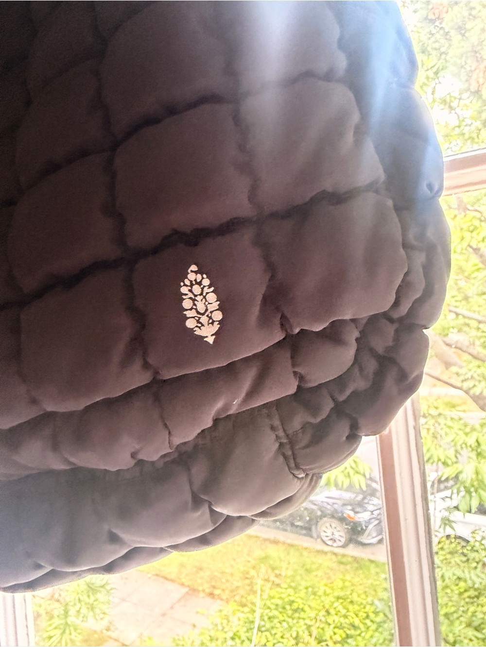 Free People Movement Quilted Black Shoulder Bag Duffle Sling - Picture 6 of 8